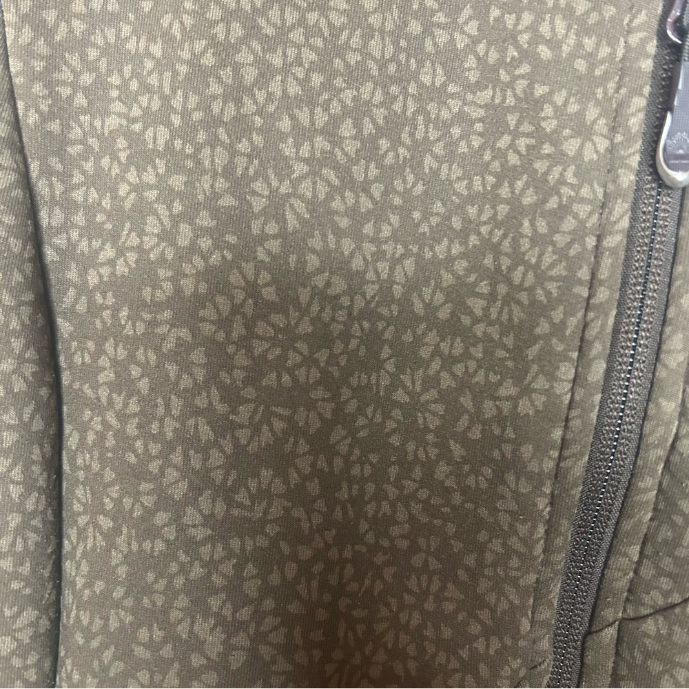 LLBean Fleece Lined Softshell Jacket Women’s M Brown Zip Up Outdoor - Picture 9 of 12